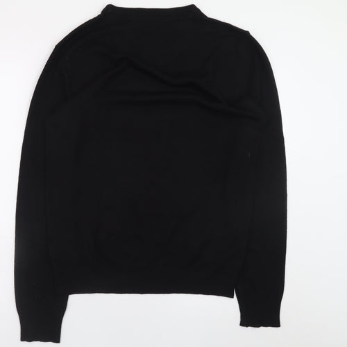 Brave Soul Men's Black L Pullover Jumper Crew Neck Knit