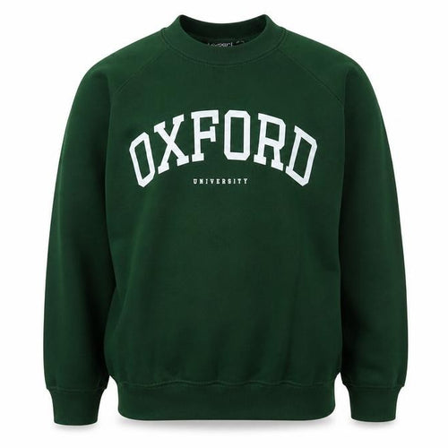Oxford University Girls Green Pullover Sweatshirt 12-13 Years Fleece Logo