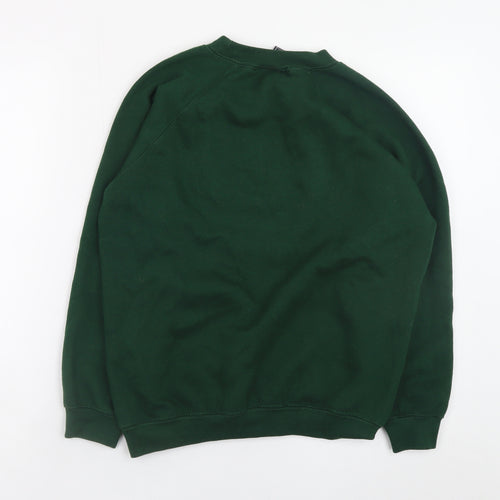 Oxford University Girls Green Pullover Sweatshirt 12-13 Years Fleece Logo