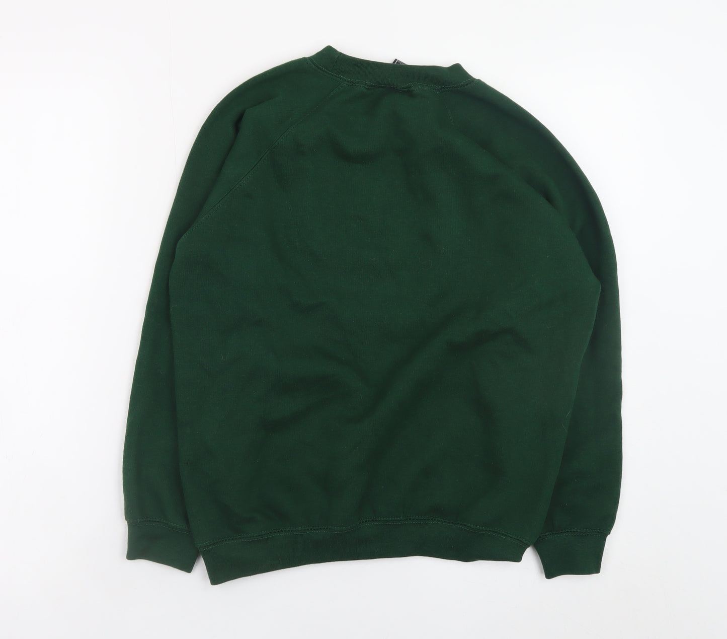 Oxford University Girls Green Pullover Sweatshirt 12-13 Years Fleece Logo
