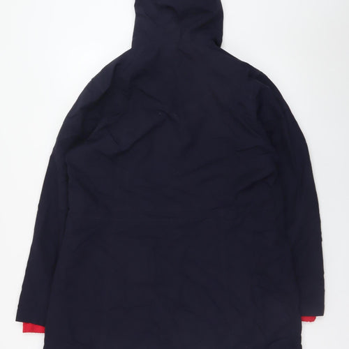 Marks and Spencer Women's Navy Hooded Parka Coat UK 14