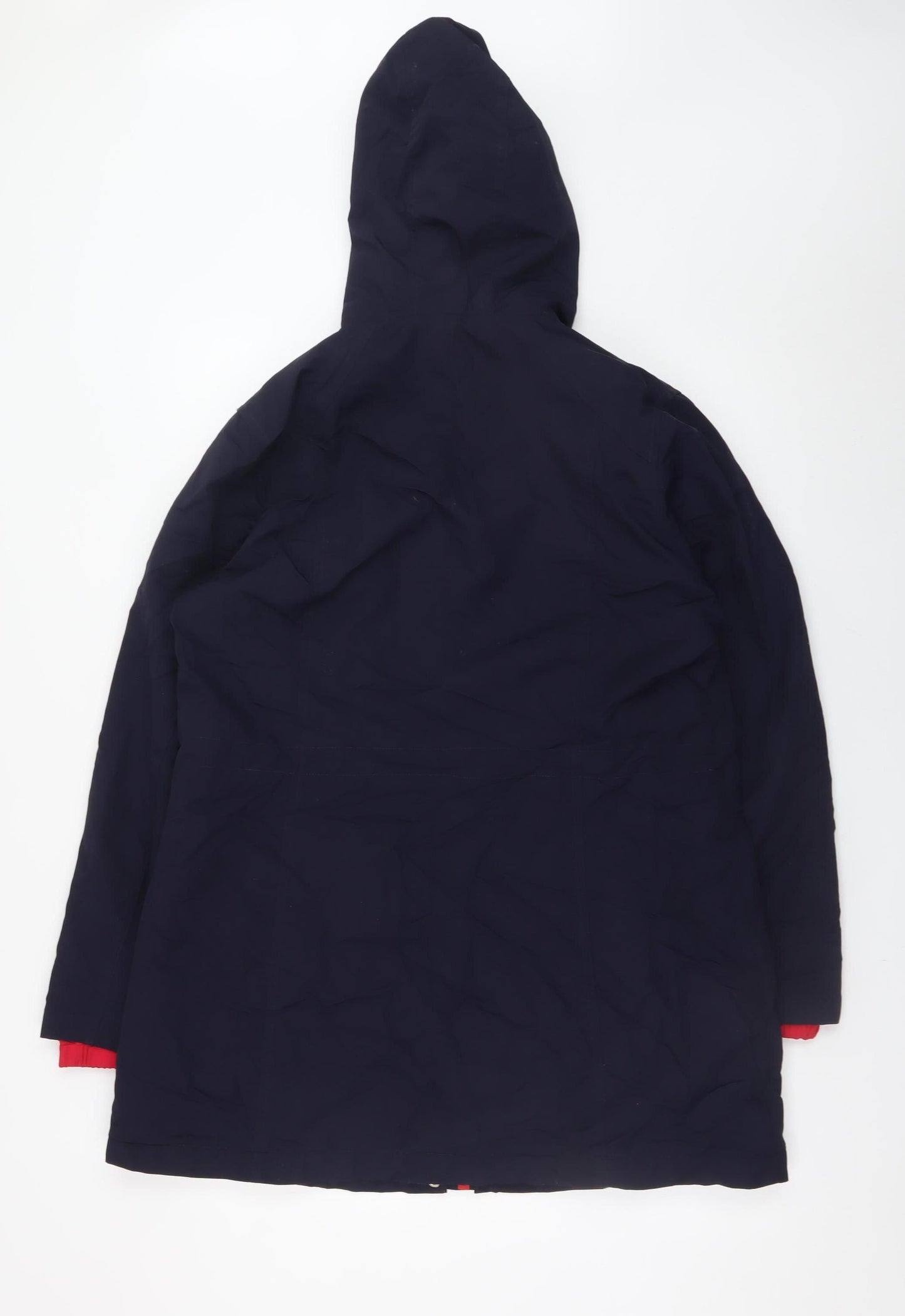 Marks and Spencer Women's Navy Hooded Parka Coat UK 14