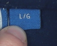 Mountain Warehouse Men’s Blue 1/2 Zip Fleece Pullover Sweatshirt L