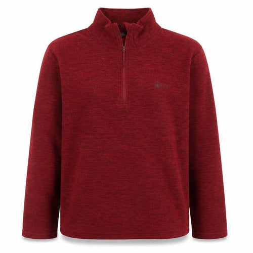 Hi Gear Men's Red XL 1/4 Zip Fleece Jacket Outdoor Hiking Top