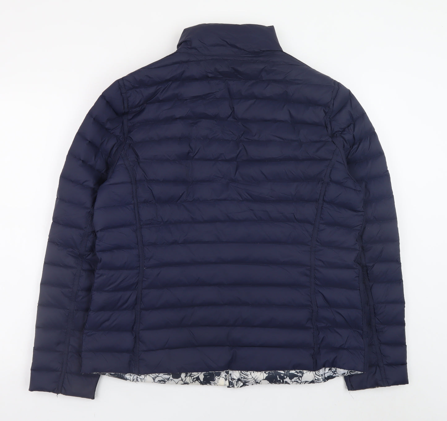 Frandsen Women's Blue Quilted Down Puffer Jacket Size 14