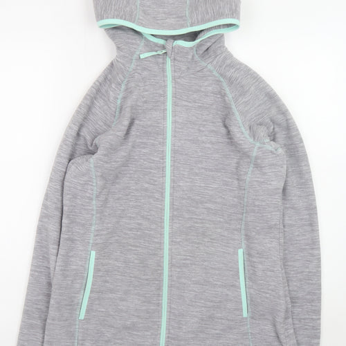 Mountain Warehouse Womens Grey Softshell Hooded Jacket UK 10
