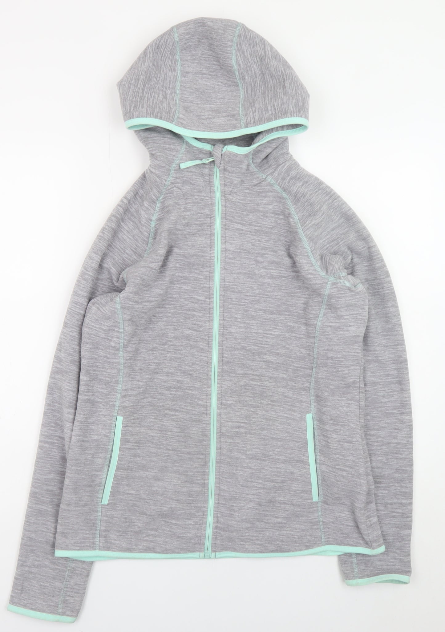 Mountain Warehouse Womens Grey Softshell Hooded Jacket UK 10