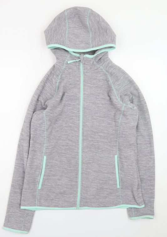 Mountain Warehouse Womens Grey Softshell Hooded Jacket UK 10