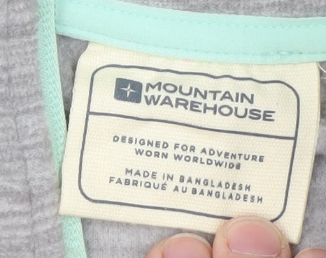 Mountain Warehouse Womens Grey Softshell Hooded Jacket UK 10