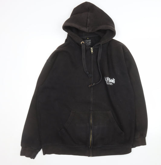 Gas Monkey Garage Men's Black XL Hooded Full Zip Jacket
