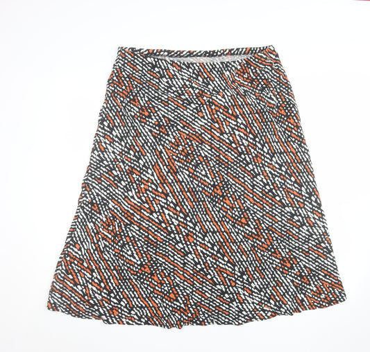 Marks and Spencer Women’s Multicoloured A-Line Knee Length Skirt Size 16