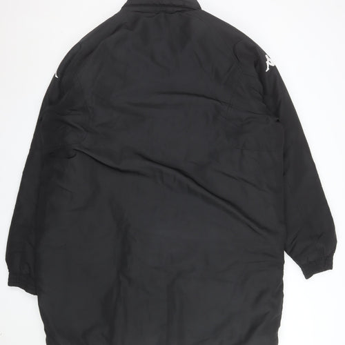Kappa Men’s Black XL Long Lined Winter Parka Coat