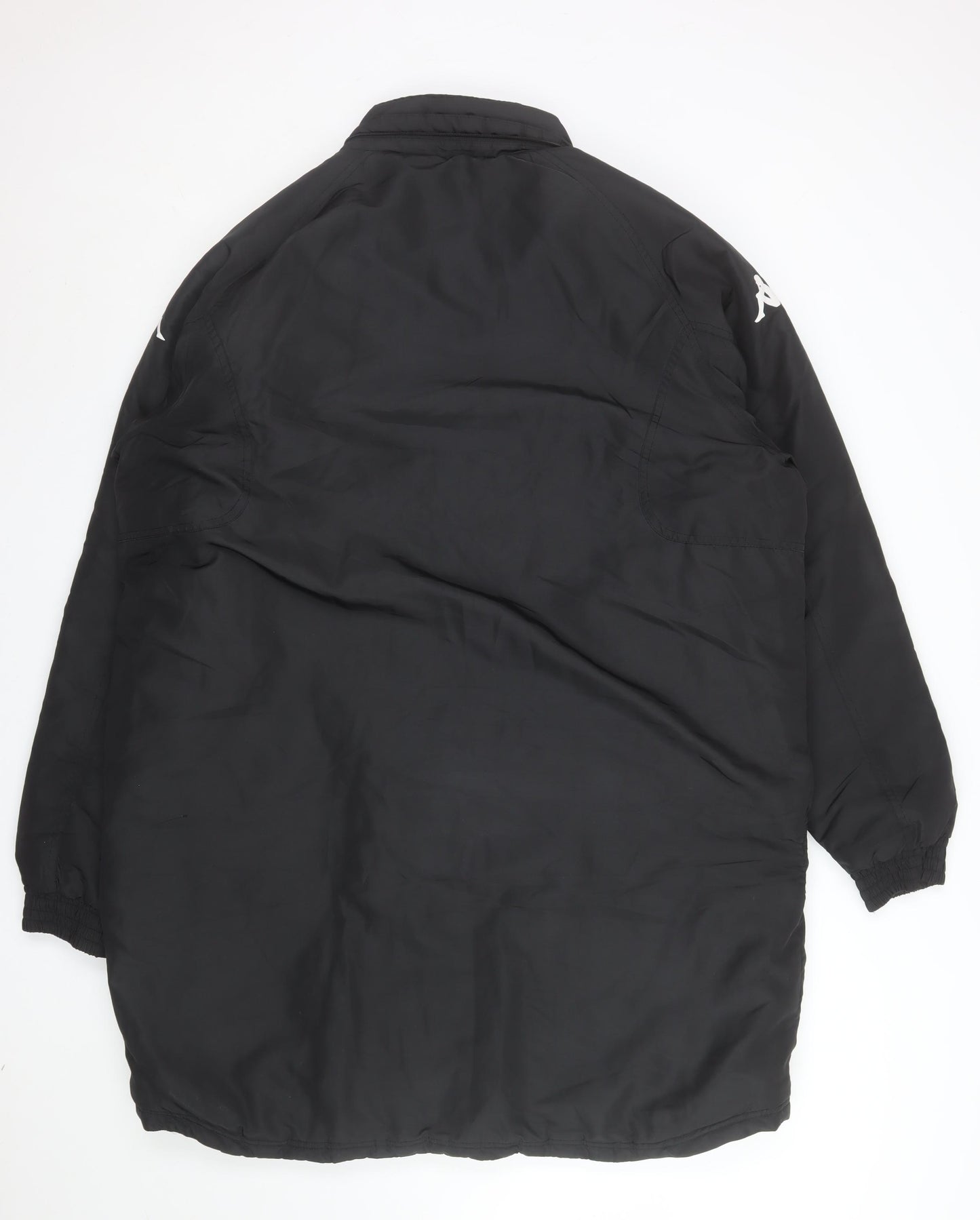 Kappa Men’s Black XL Long Lined Winter Parka Coat