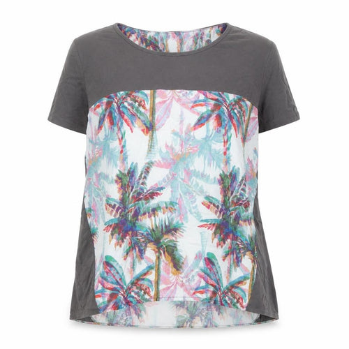 Thought Women’s Multicoloured Tropical T-Shirt Size 10 Cotton Blend