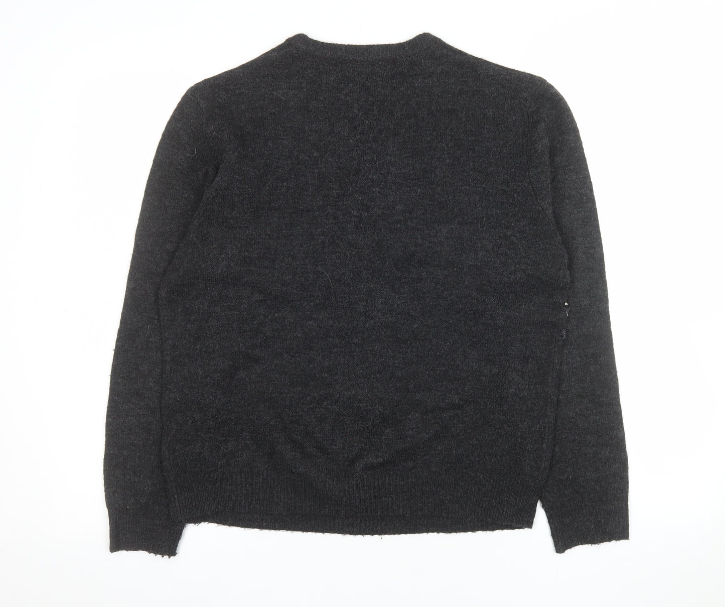 Marks and Spencer Womens Grey Sequin Star Moon Jumper Size M