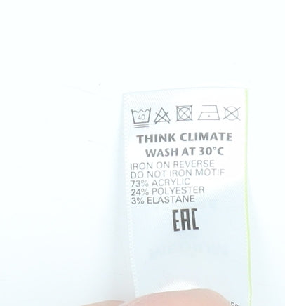 Marks and Spencer Womens Grey Sequin Star Moon Jumper Size M