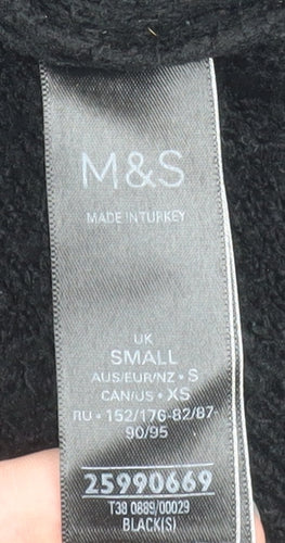 Marks and Spencer Women’s Black Beaded Pullover Jumper Size S