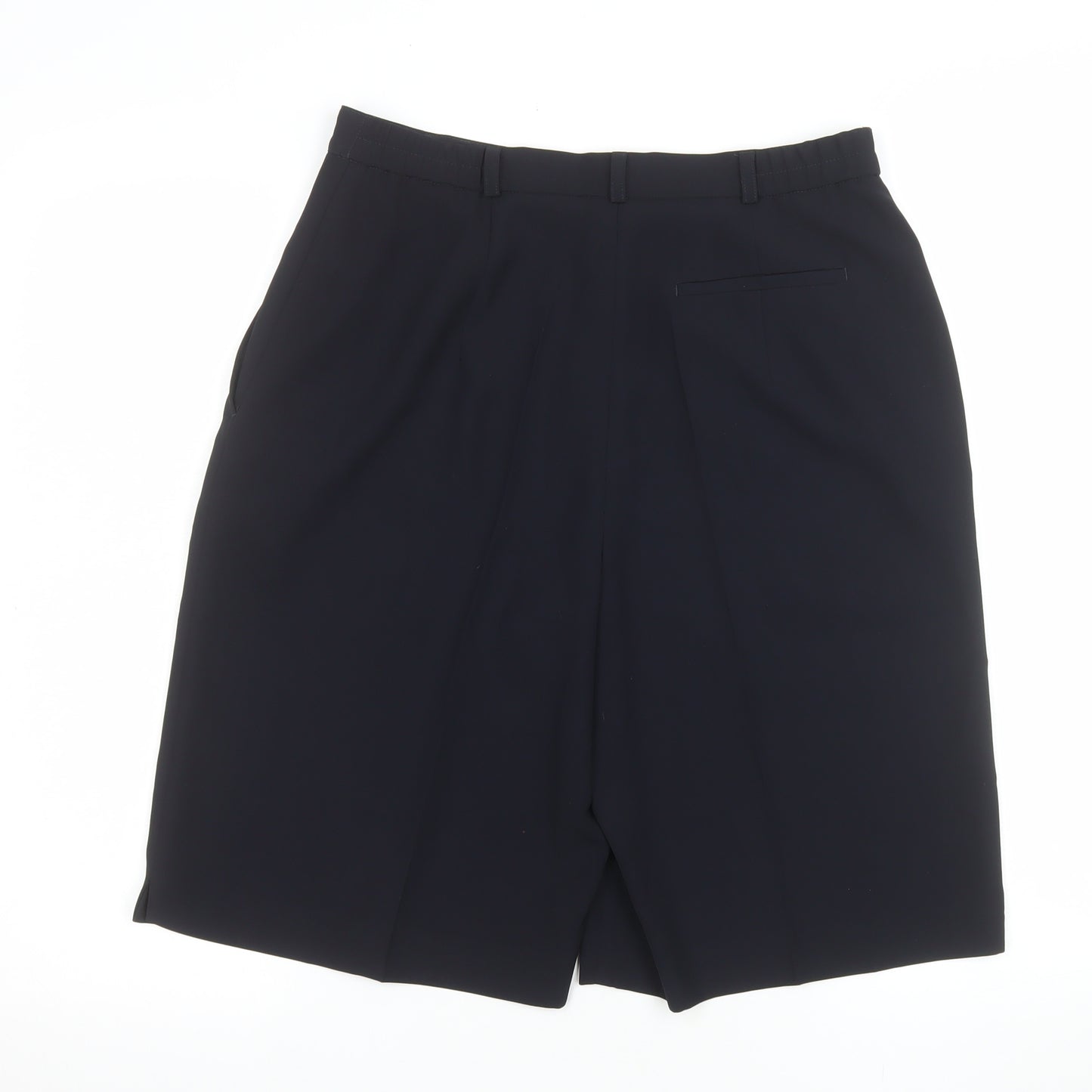 Gardeur New Sports Women's Black Size 14 Bermuda Shorts 100% Polyester