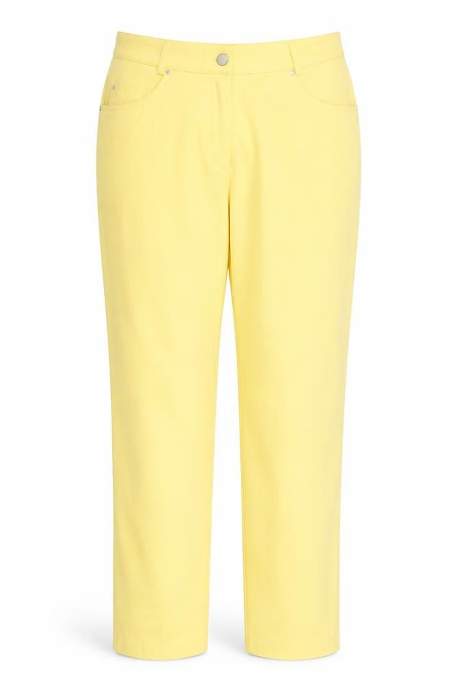 Golléhaug Women’s Yellow Classic Stretch Trousers Size 16