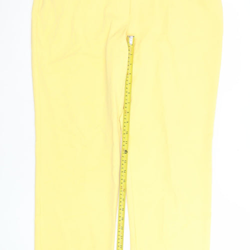 Golléhaug Women’s Yellow Classic Stretch Trousers Size 16