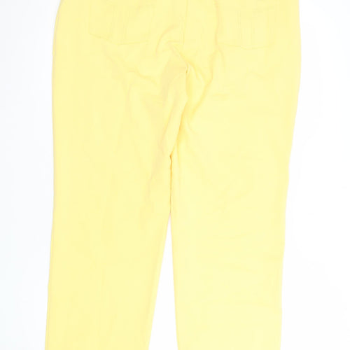 Golléhaug Women’s Yellow Classic Stretch Trousers Size 16