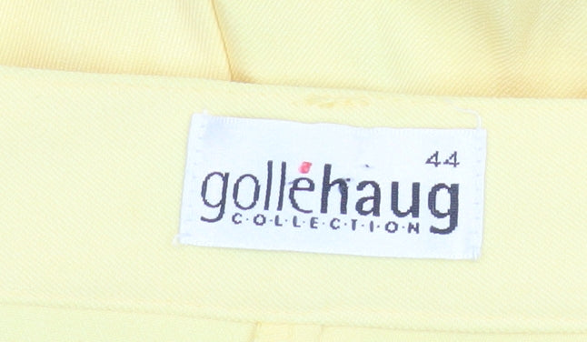 Golléhaug Women’s Yellow Classic Stretch Trousers Size 16