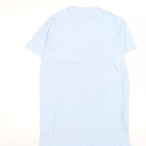 Genki Gear Women Blue Guinea Pig Graphic T-Shirt Size S