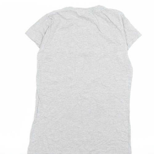 Gildan Womens Grey M Basic Funny Quote T-Shirt Softstyle Cotton Blend