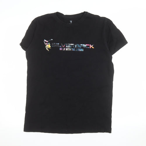 Silverback Men's Black Graphic Gorilla Gym T-Shirt Size M