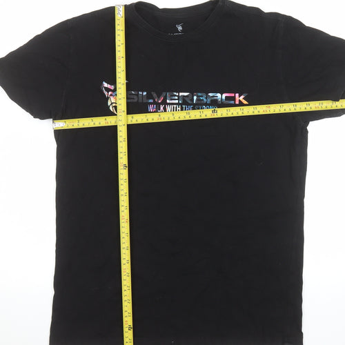 Silverback Men's Black Graphic Gorilla Gym T-Shirt Size M
