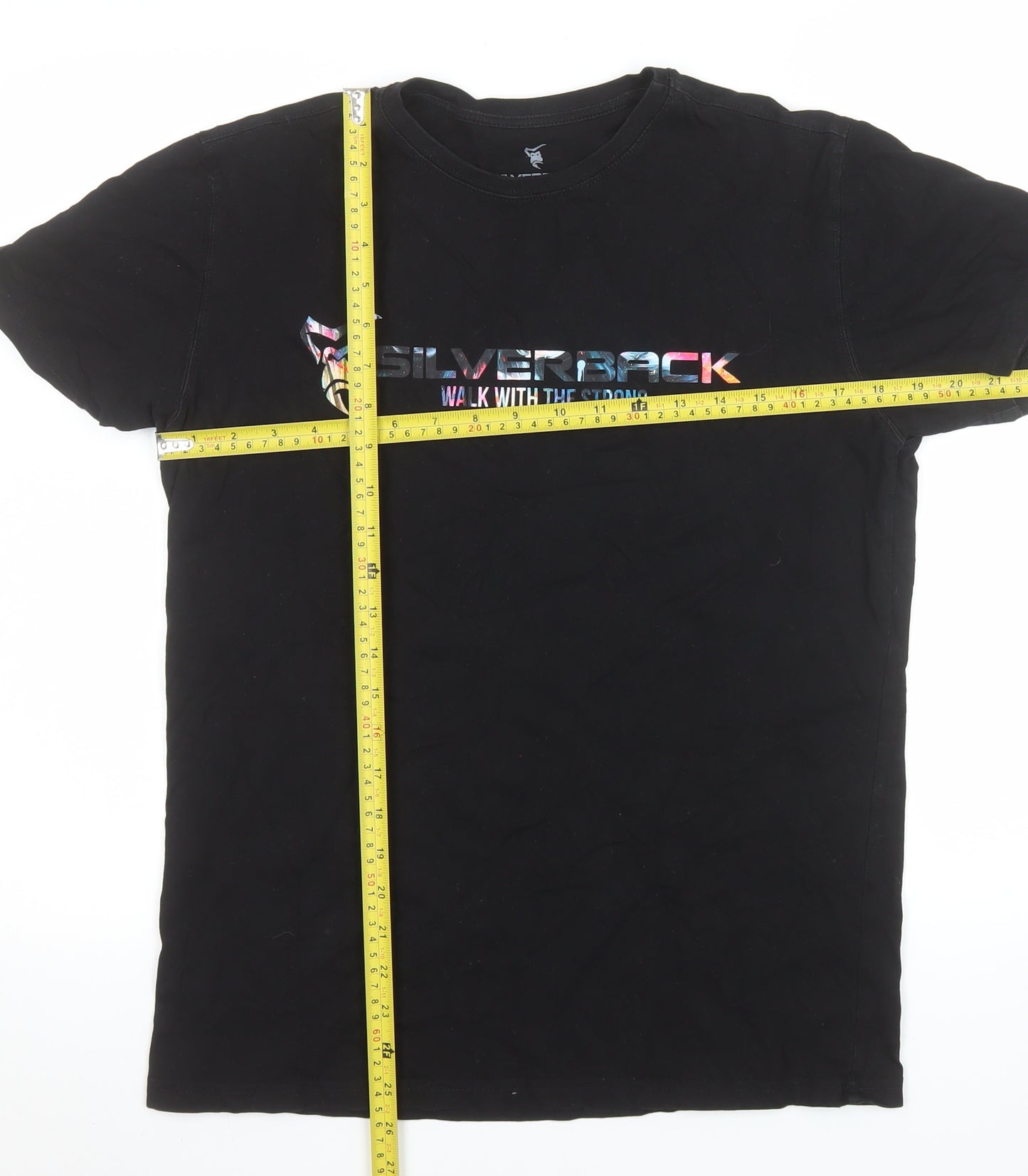 Silverback Men's Black Graphic Gorilla Gym T-Shirt Size M