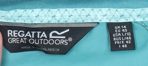 Regatta Women's Blue Lightweight Puffer Softshell Jacket UK 14