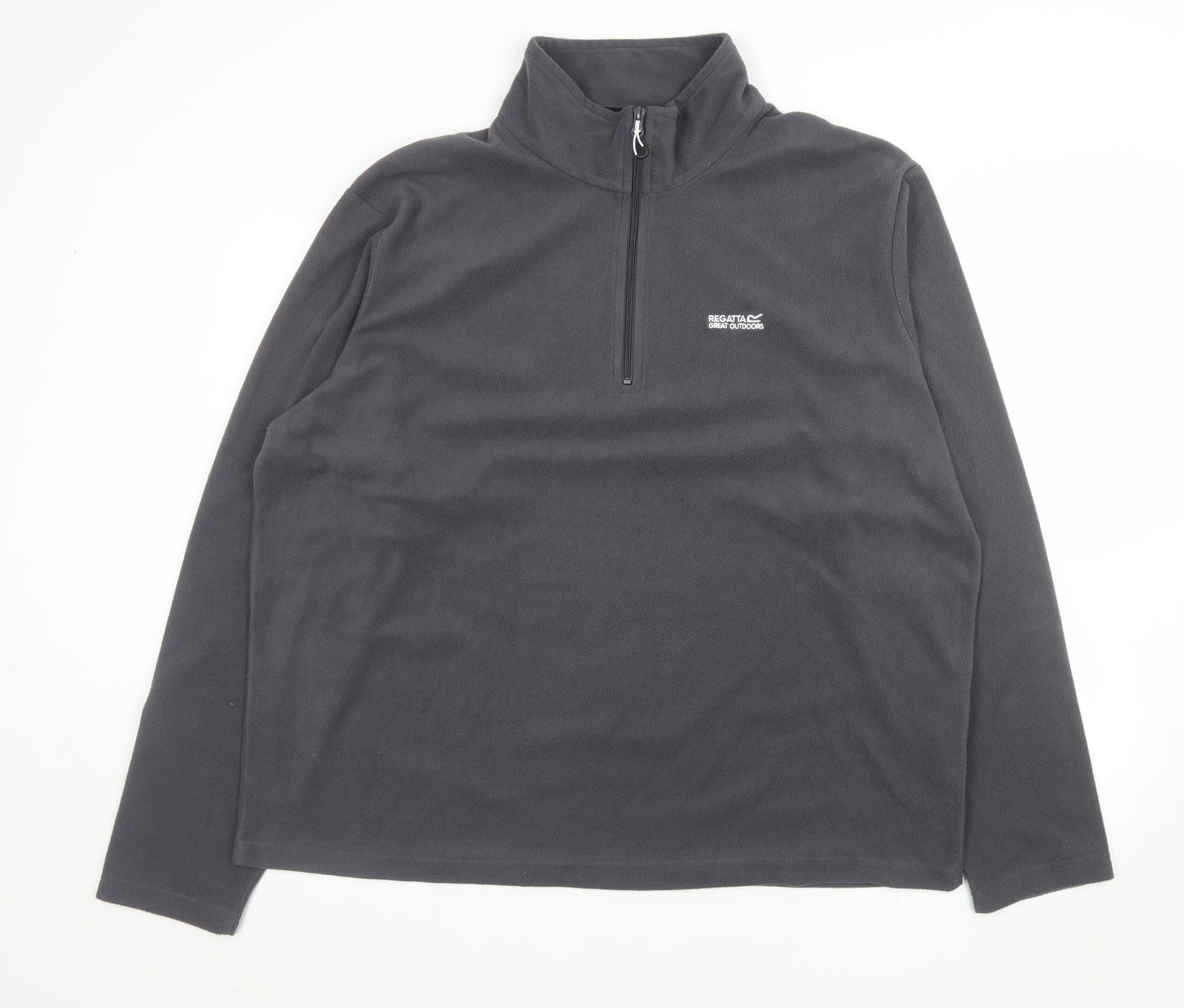 Regatta Men's Grey 2XL Fleece 1/4 Zip Pullover Sweatshirt