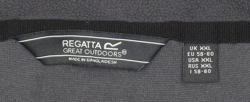 Regatta Men's Grey 2XL Fleece 1/4 Zip Pullover Sweatshirt