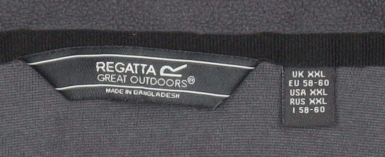 Regatta Men's Grey 2XL Fleece 1/4 Zip Pullover Sweatshirt