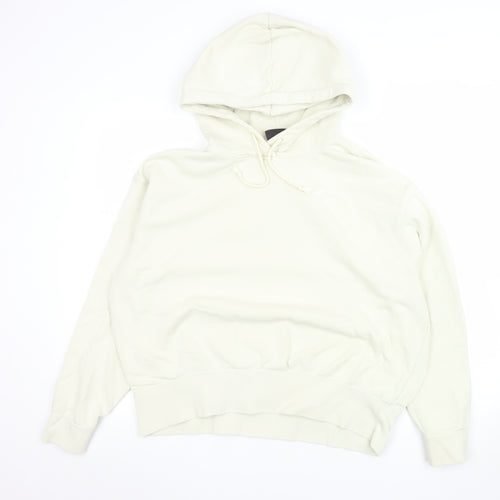 Nike Women's Ivory Pullover Hoodie M Regular Fit Fleece