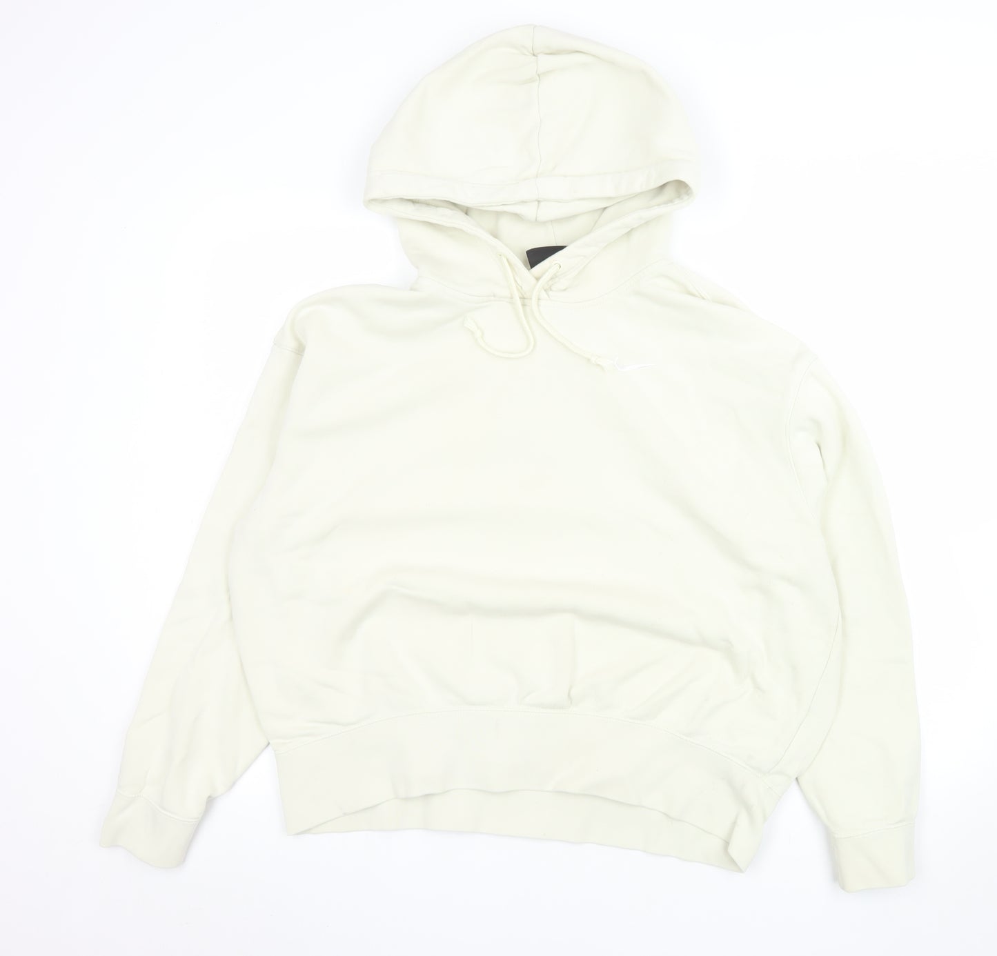 Nike Women's Ivory Pullover Hoodie M Regular Fit Fleece