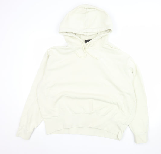 Nike Women's Ivory Pullover Hoodie M Regular Fit Fleece