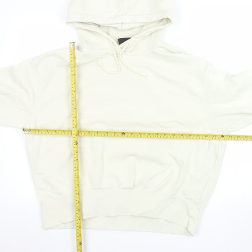 Nike Women's Ivory Pullover Hoodie M Regular Fit Fleece