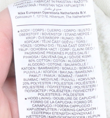 Nike Women's Ivory Pullover Hoodie M Regular Fit Fleece