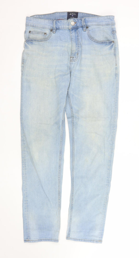Ben Sherman Men's Blue Slim Fit Light Wash Denim Jeans 34W