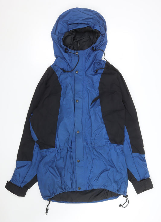 The North Face Men's Blue Waterproof Gore-Tex Parka Jacket L