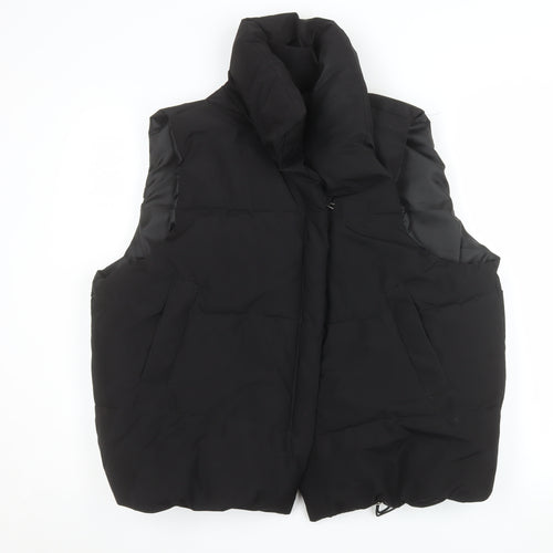 DIANYIGE Womens Black L Puffer Sleeveless Waistcoat