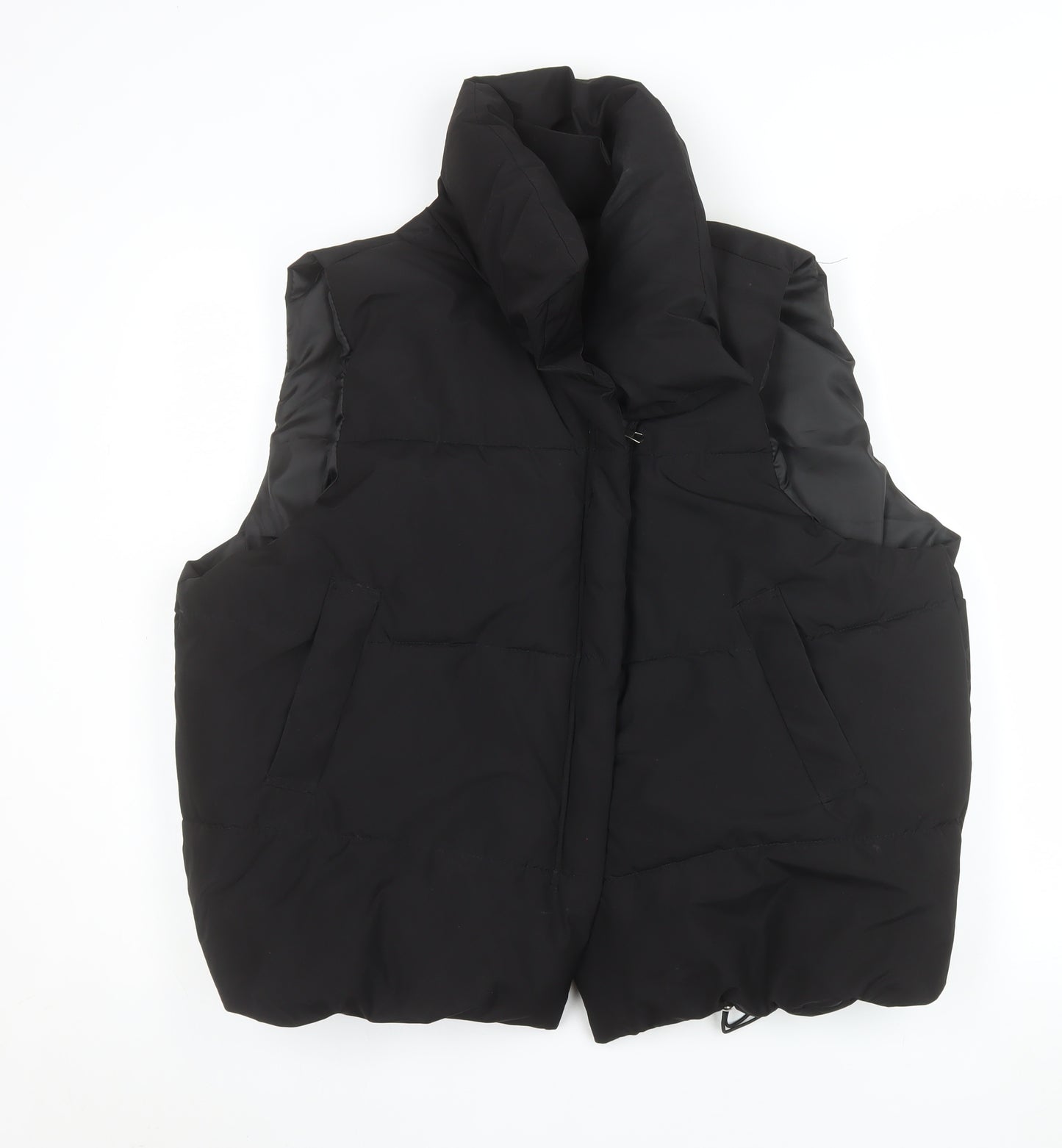 DIANYIGE Womens Black L Puffer Sleeveless Waistcoat
