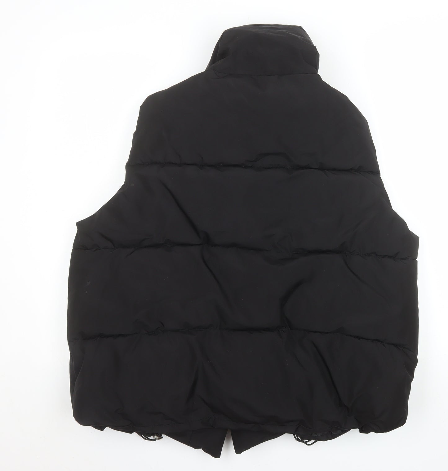 DIANYIGE Womens Black L Puffer Sleeveless Waistcoat