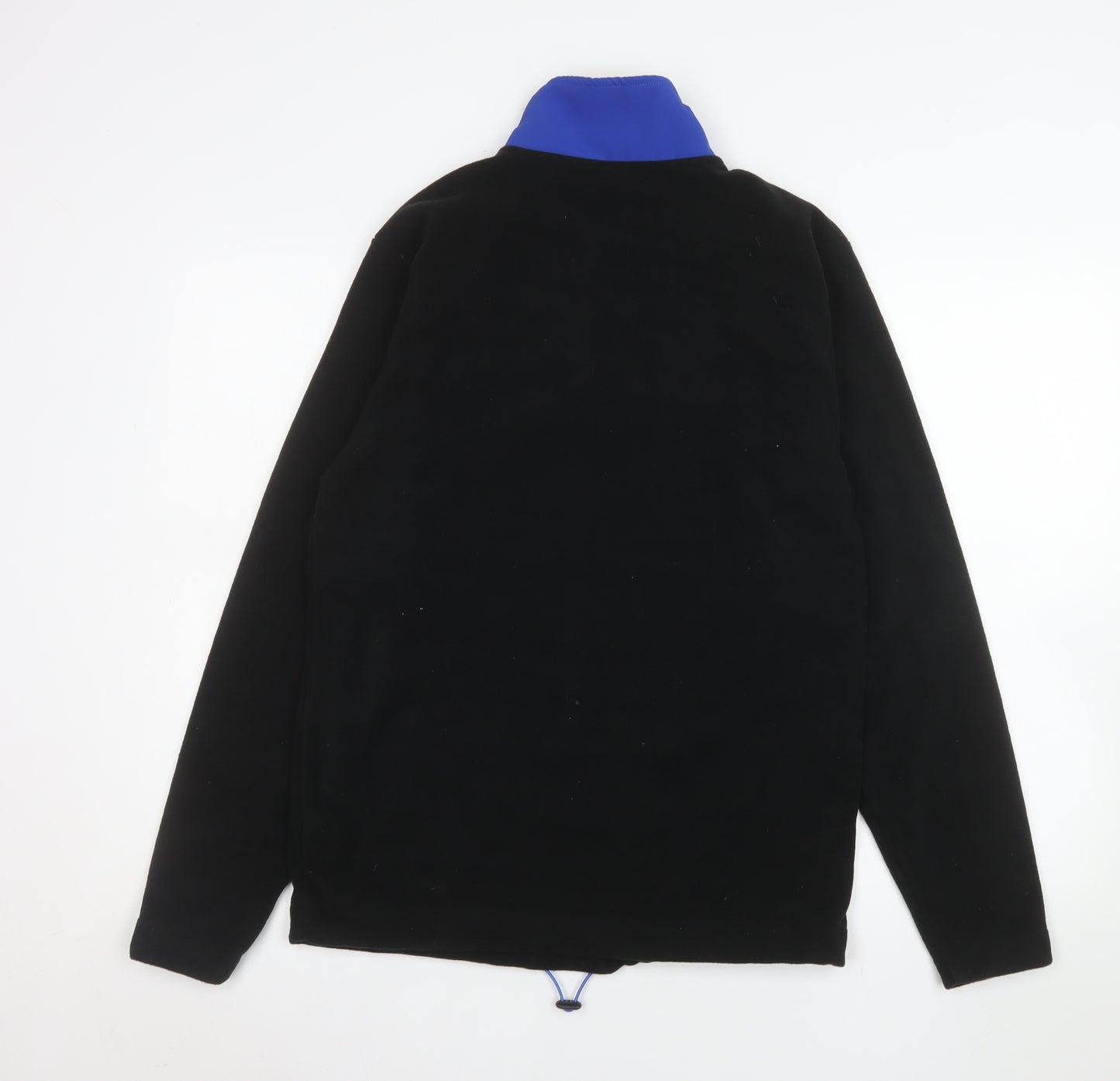 Another Influence Men's Black Blue Fleece 1/4 Zip Pullover Sweatshirt Small