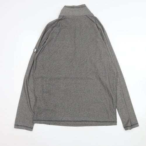 Regatta Mens Grey 1/4 Zip Pullover Sweatshirt Size L Outdoor Top