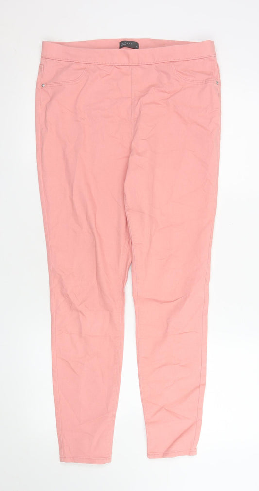 Papaya Women’s Pink Size 12 Cotton Blend Stretch Jegging