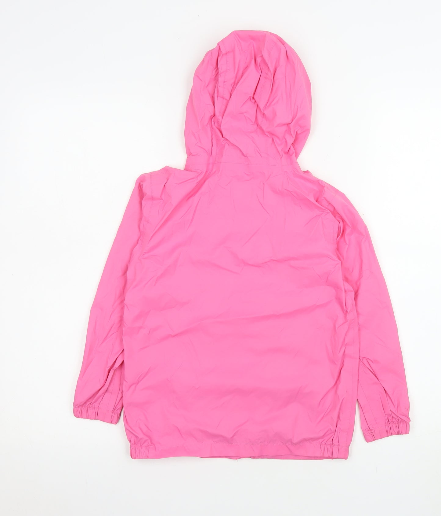 Peter Storm Girls Pink Waterproof Hooded Rain Coat 5-6 Years