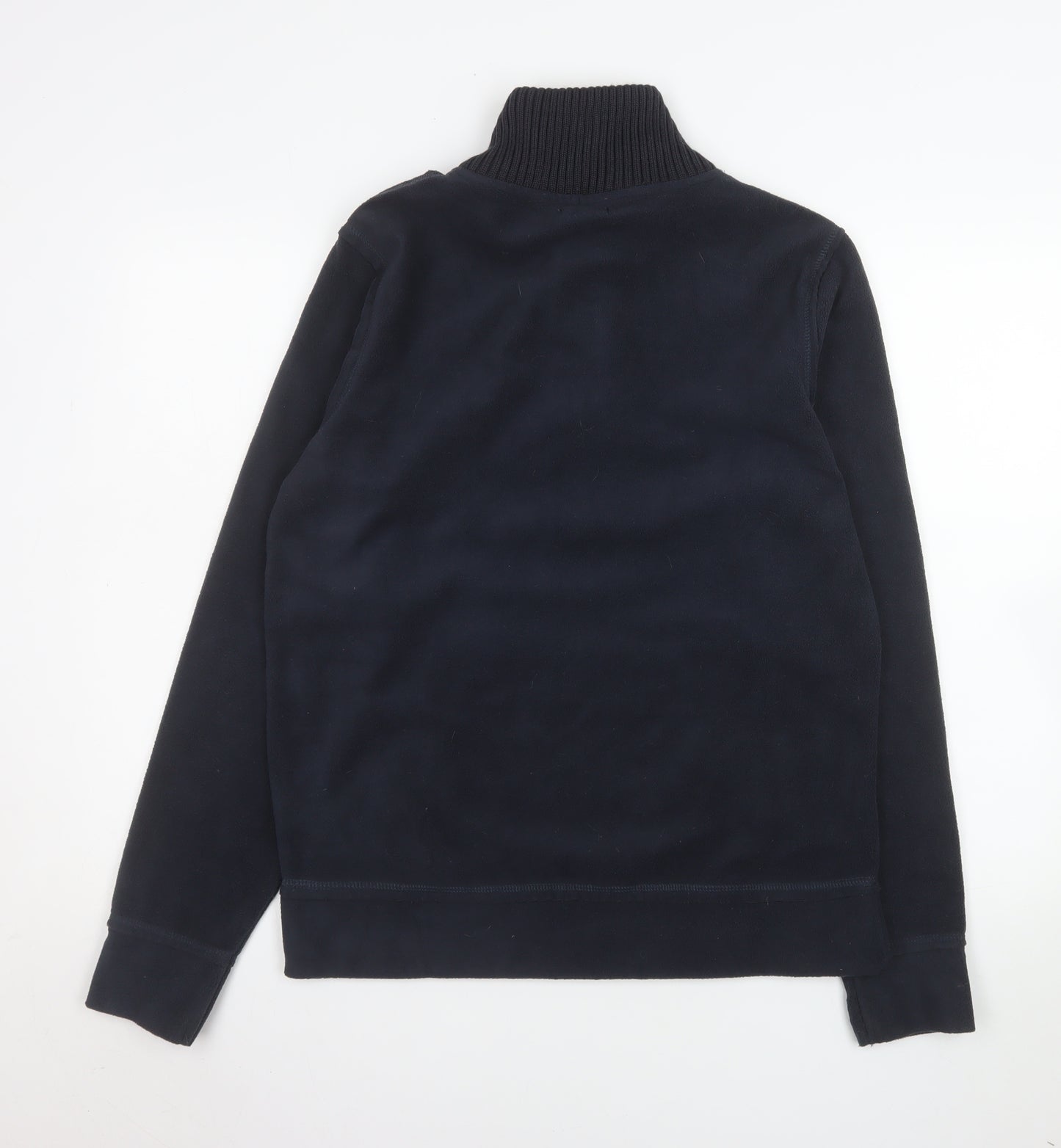 La Redoute Création Men's Blue Henley Fleece Sweatshirt Medium